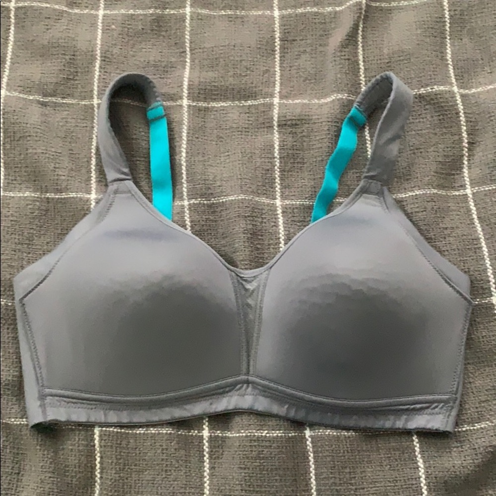 Warner’s High Impact Sports Bra Sz L Gray